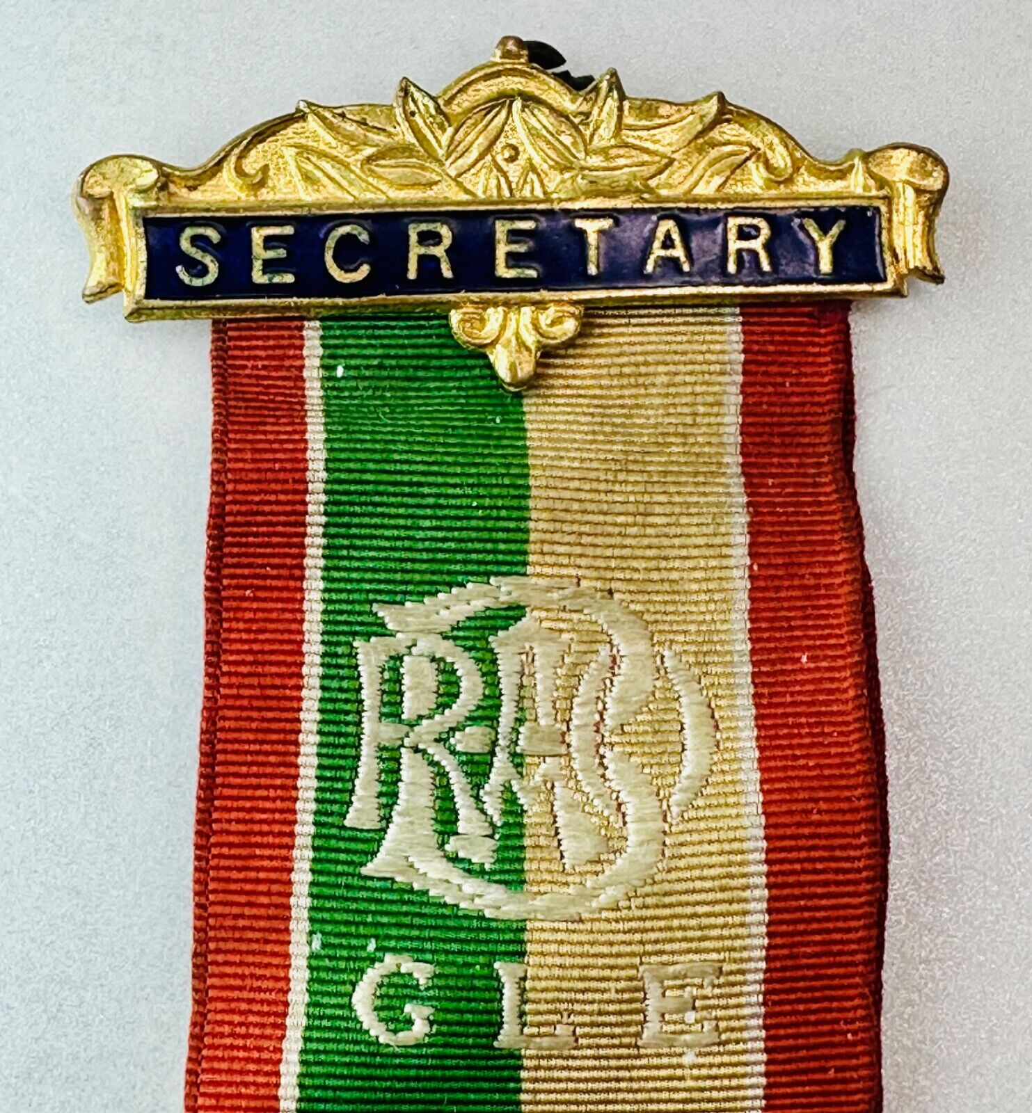 Vintage Gilt Silver Masonic Medal - Hallmarked Birmingham 1959 - F.C. Parry & Co
