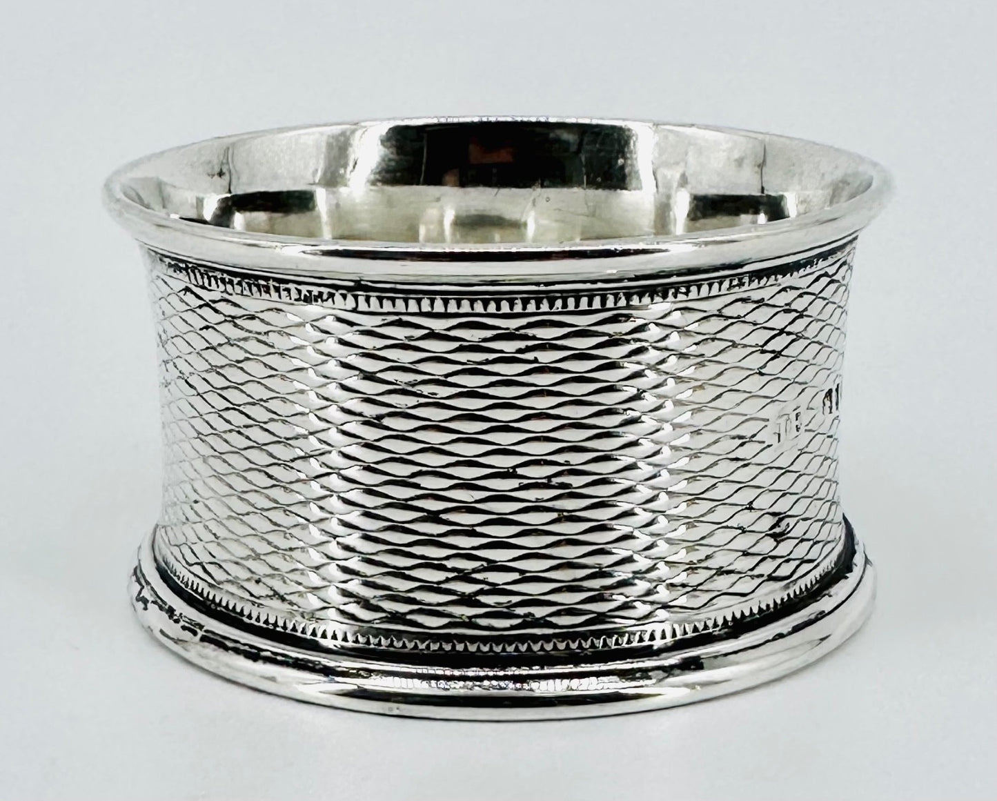 Antique Sterling Silver Napkin Ring – London 1854 – John Evans II