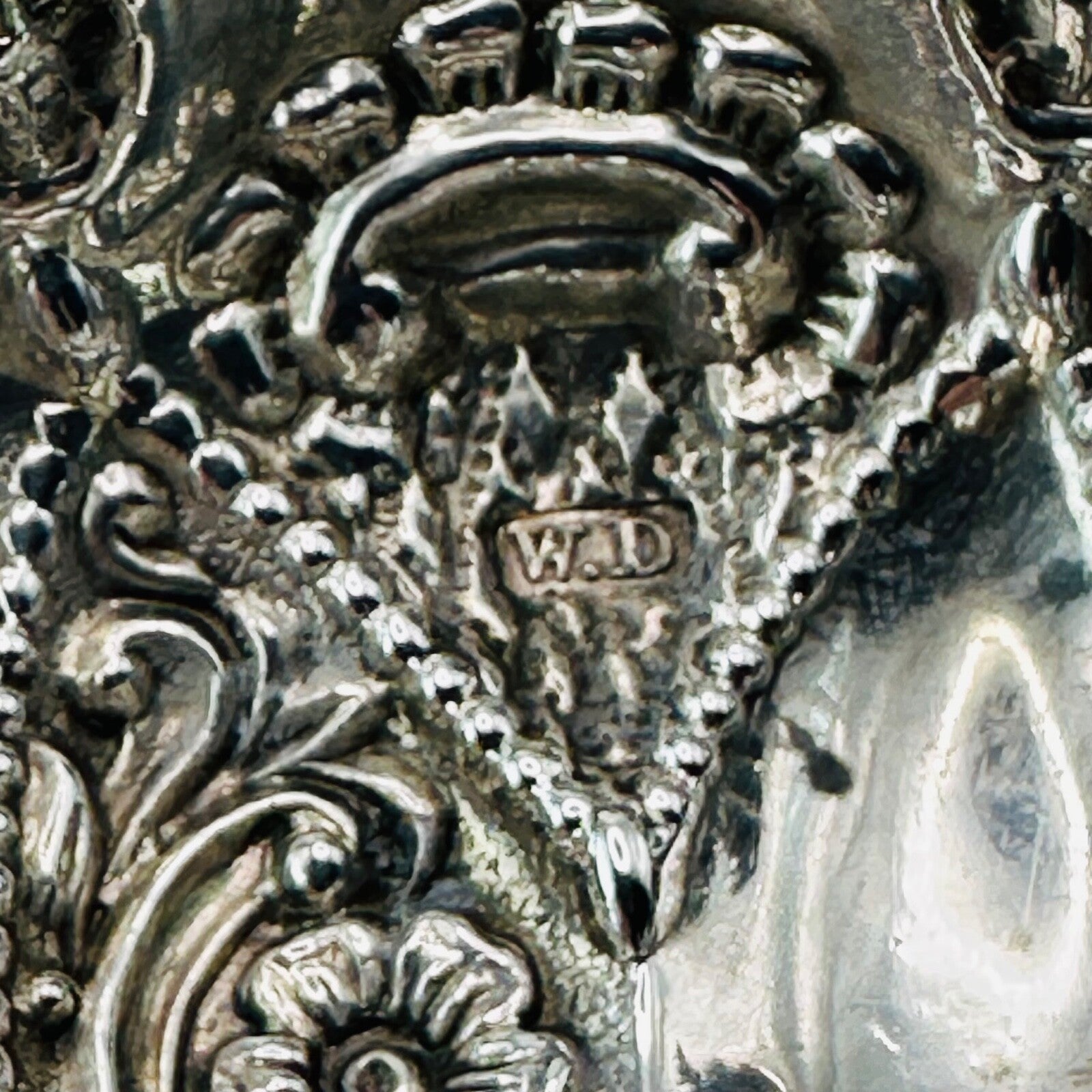 Pair of Antique Silver Trinket Dishes - Birmingham 1901 by William Devenport