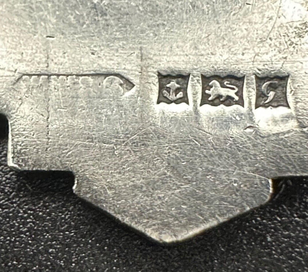 Vintage Silver Fob Pendant - Birmingham 1956 WW&S