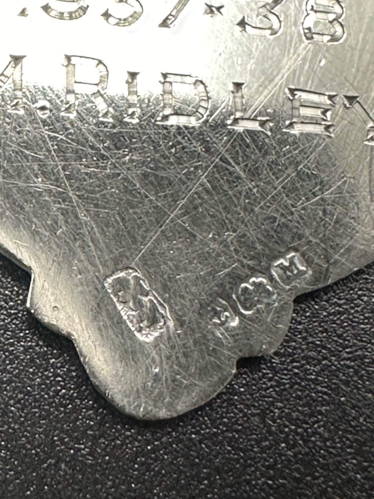 Vintage Silver Fob Pendant - Birmingham 1936 James Fenton