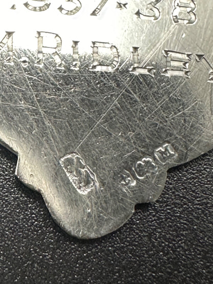 Vintage Silver Fob Pendant - Birmingham 1936 James Fenton