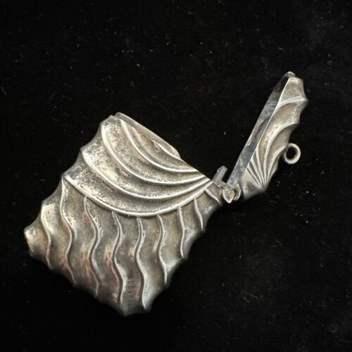 Antique Silver Plated Vesta Case