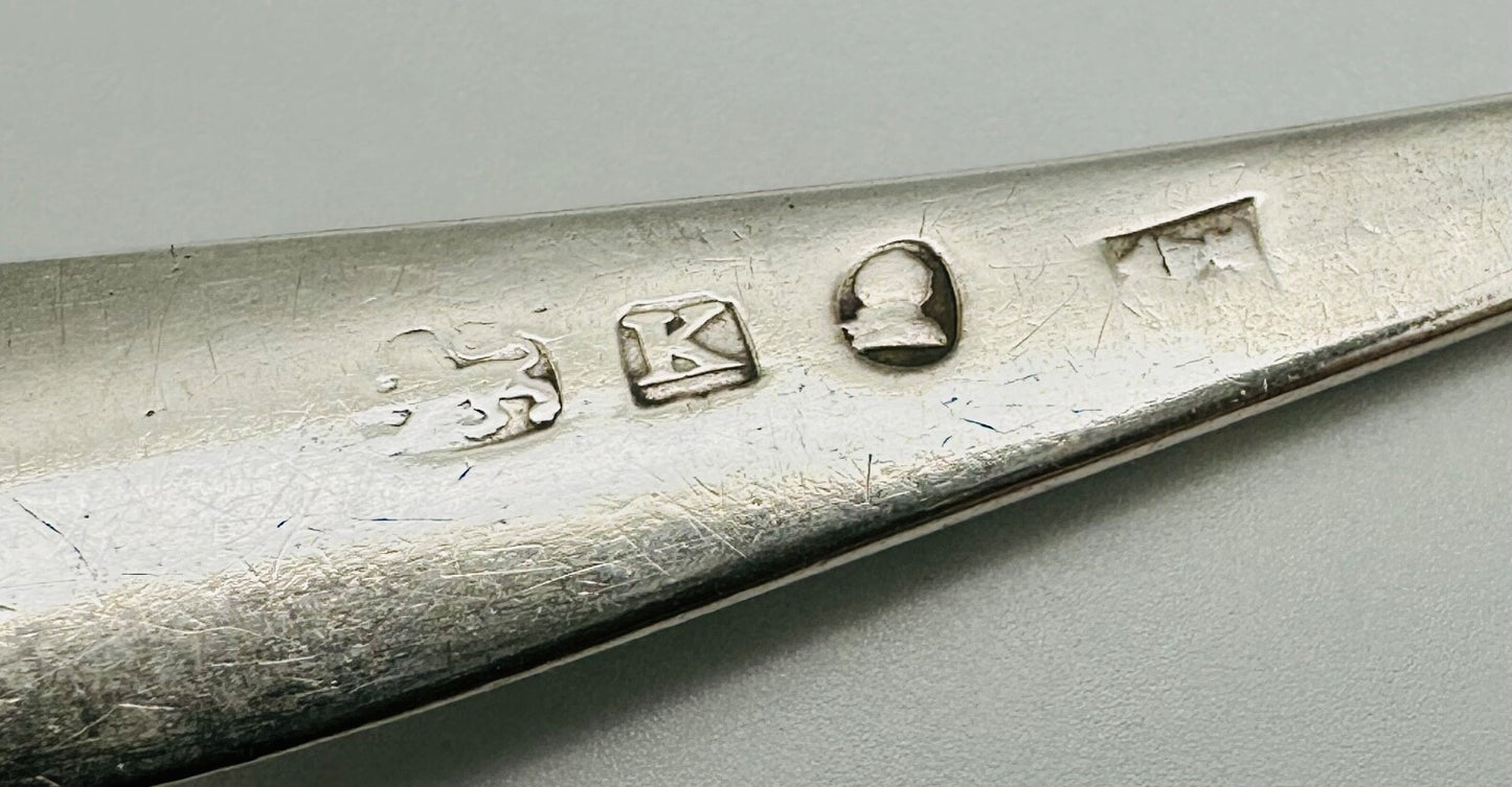 Antique Solid Silver Salt Spoon – Hallmarked London 1805