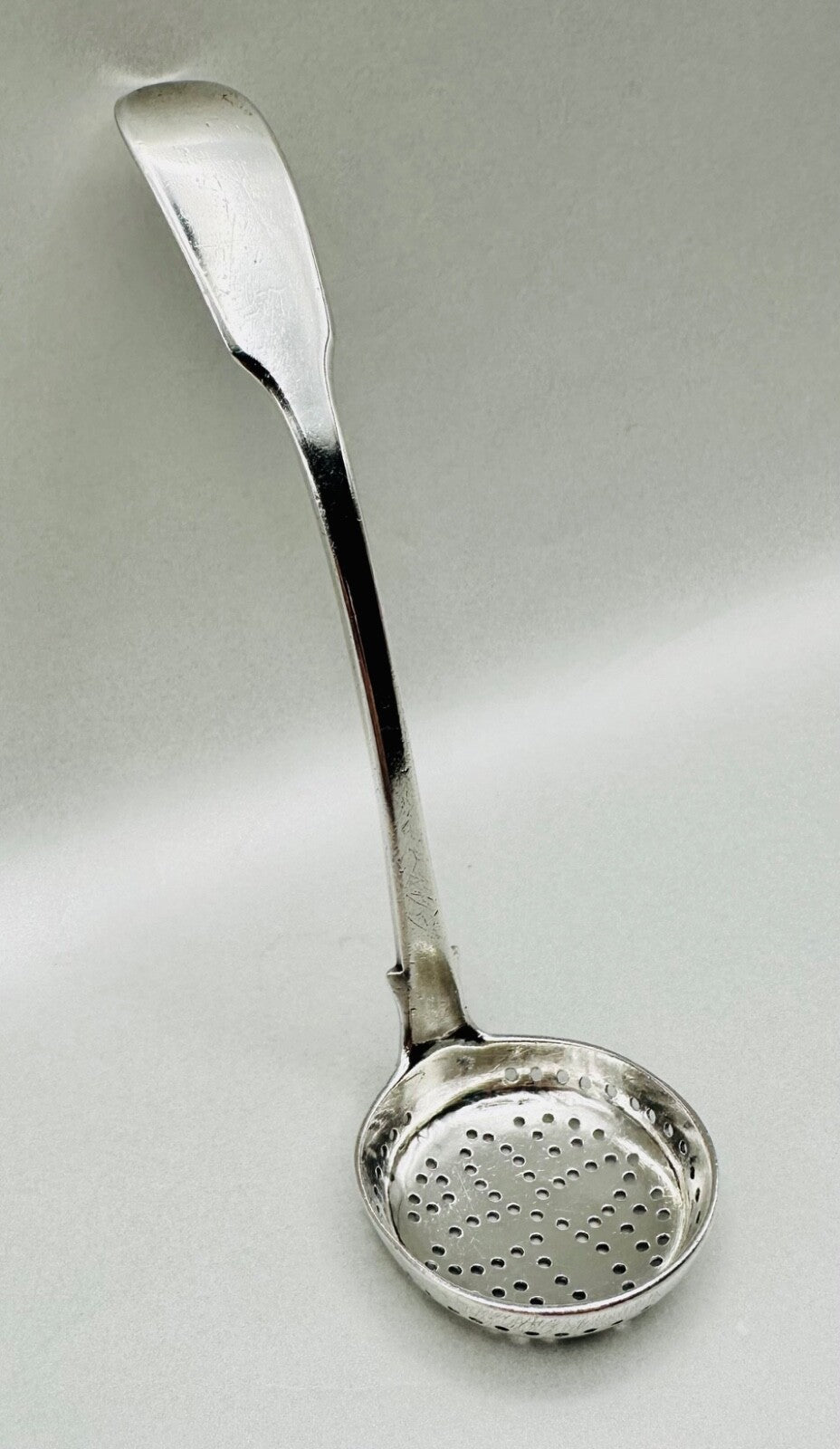Antique Silver Sugar Sifter Spoon - London 1846 by Chawner & Co.