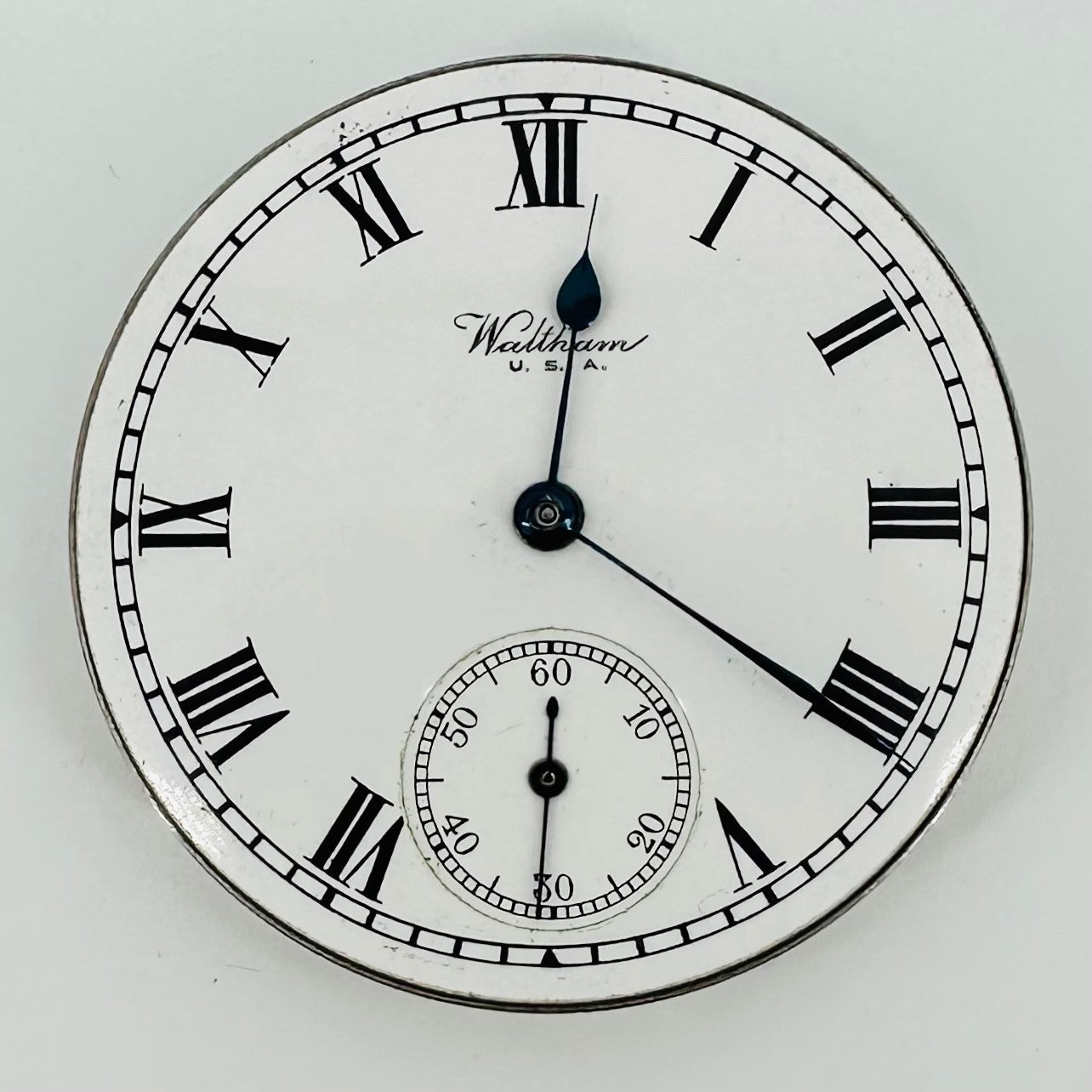 Antique Waltham Pocket Watch Movement, 16s Grade 610, 7 Jewels, c.1930 - Working