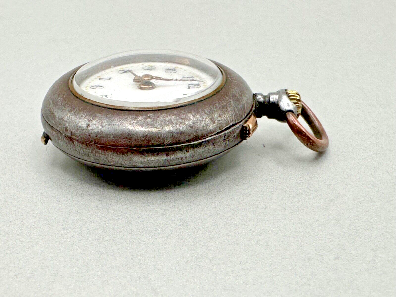 Antique Diamond Set Case Pocket Watch - Spares or Repair
