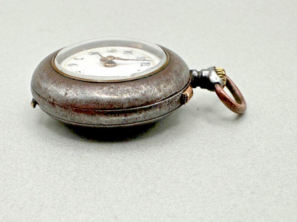 Antique Diamond Set Case Pocket Watch - Spares or Repair