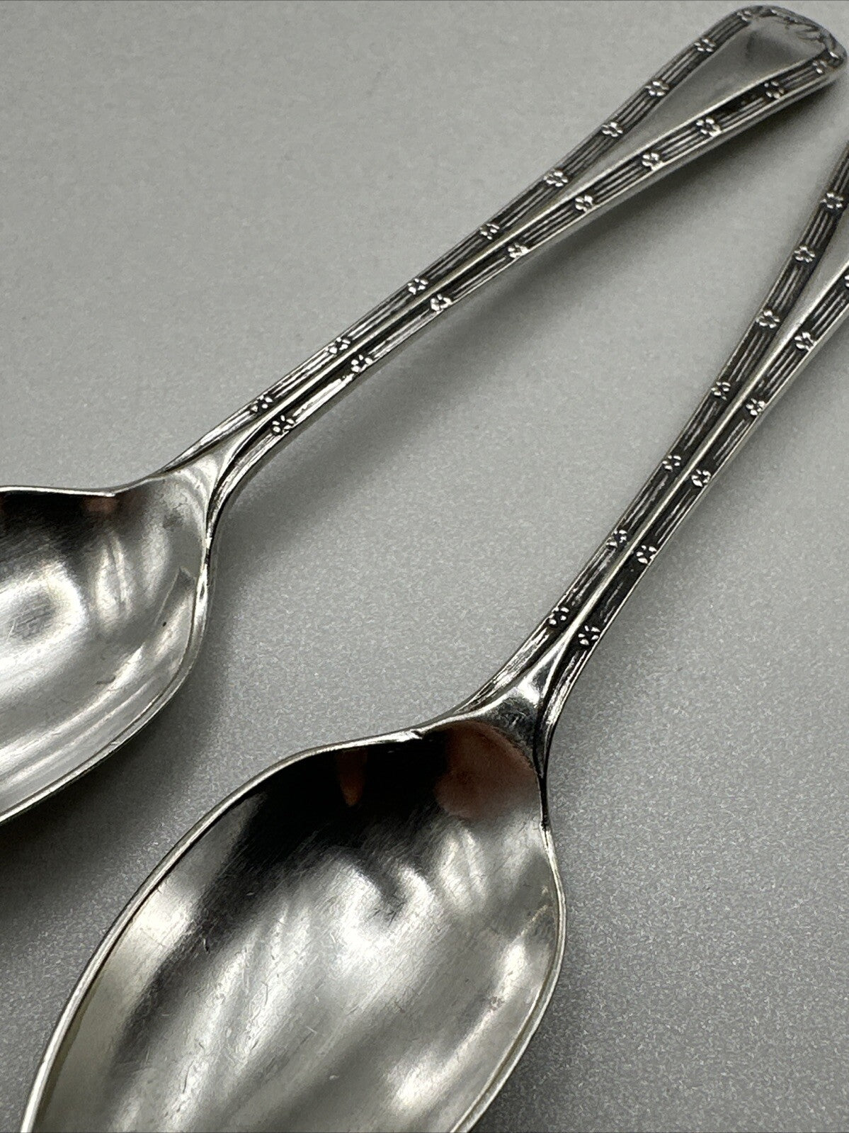 Pair of Antique Silver Plated Spoons