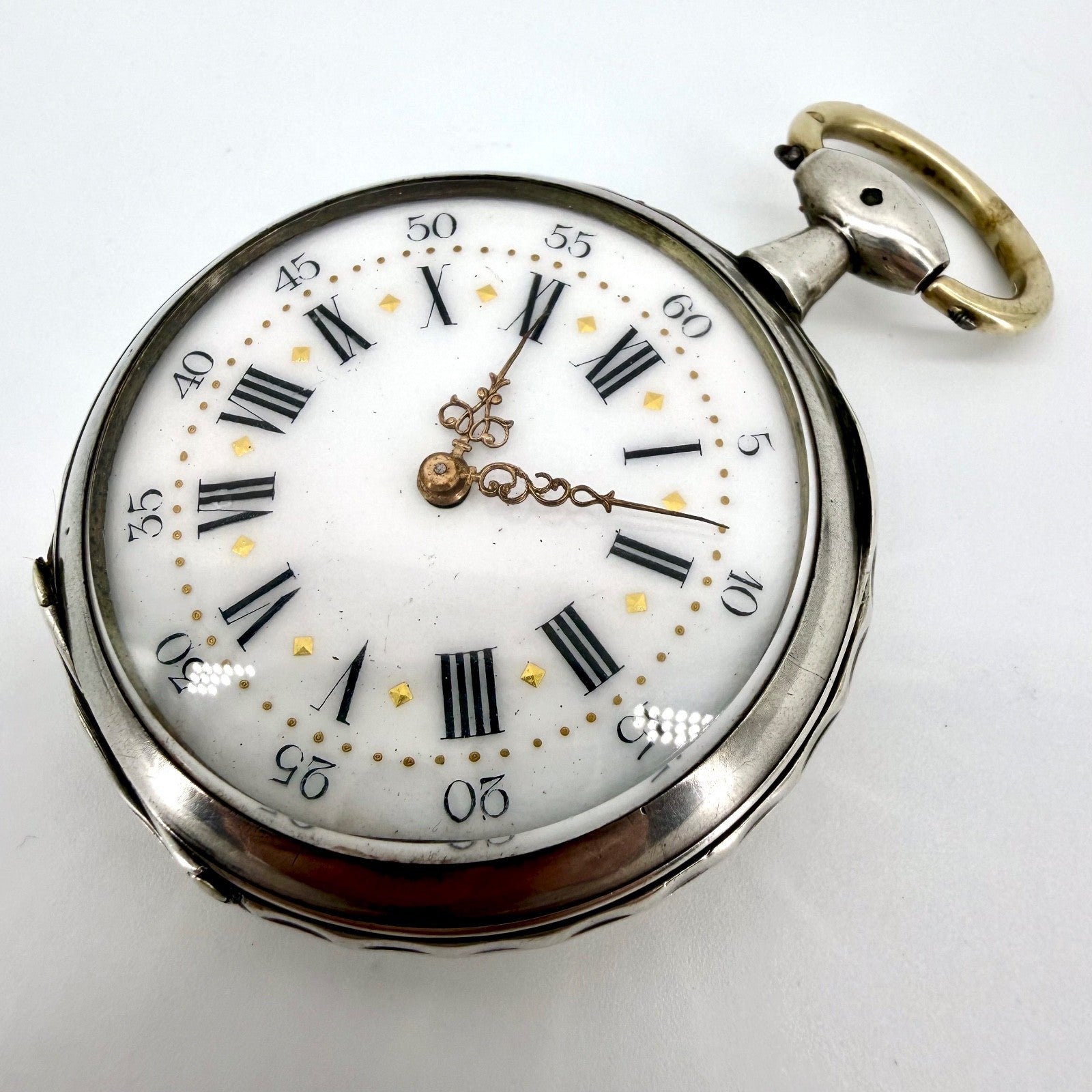 Antique French Silver Pocket Watch – Société Anonyme d’Horlogerie de Besançon