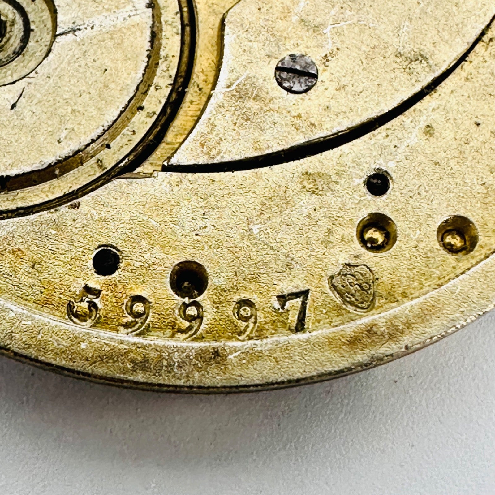 Antique Stauffer Pocket Watch Movement – Key Wound – Spares/Repair