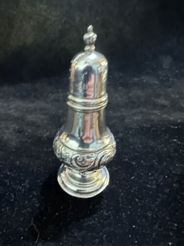 Antique Silver Pepper Pot - Birmingham 1897