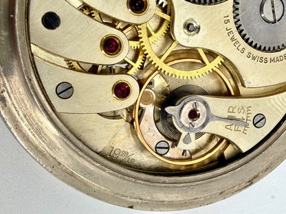 WWII GSTP Pocket Watch – Bravingtons, Buren Grand Prix – With Named WWI Ephemera