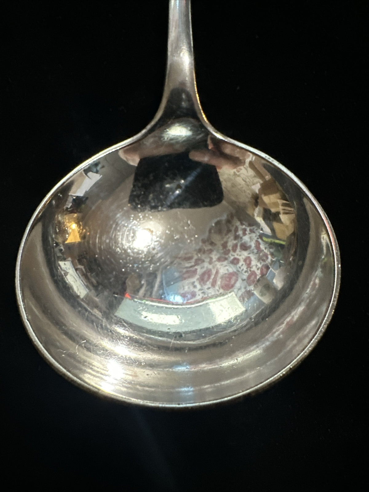 Antique Silver Plate Soup Spoon - Akin Brothers