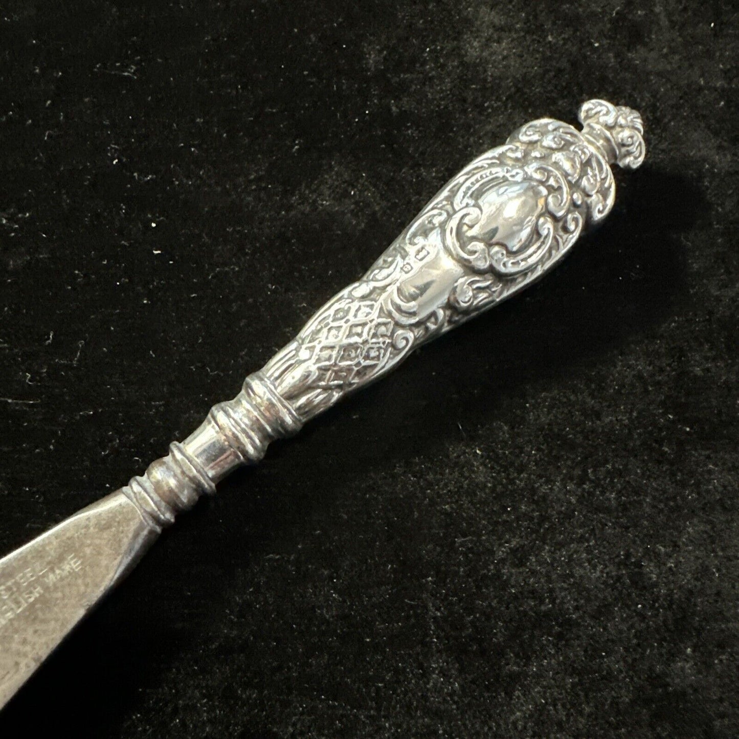 Antique Silver Handled Shoe Horn - Birmingham 1904 Joseph Gloster