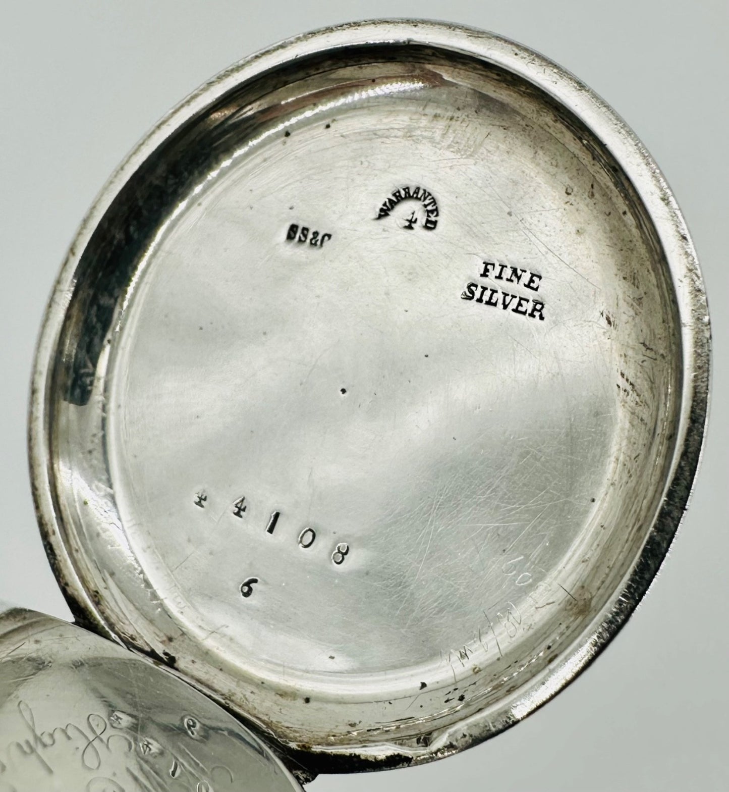 Antique Silver Cased Stauffer Pocket Watch – Working – W.W. Nichols c.1880s