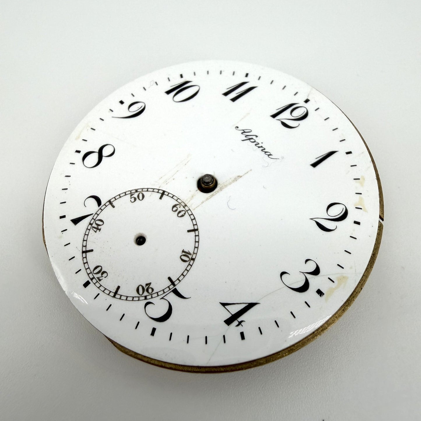 Antique Alpina / Union Horlogère Pocket Watch Movement - Working