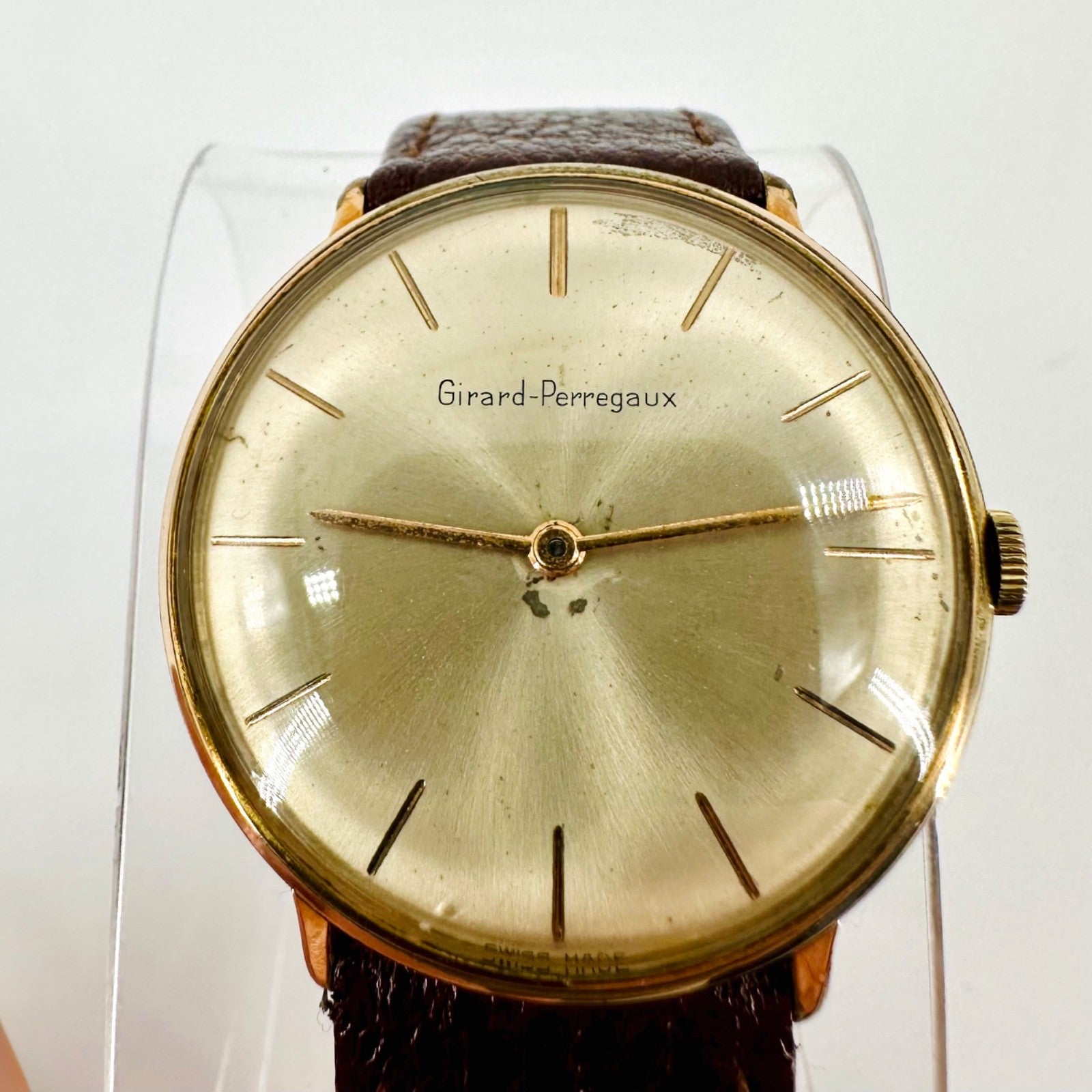 Vintage Girard-Perregaux Manual Wind Gents Watch, Swiss Made 17 Jewels c.1966-67