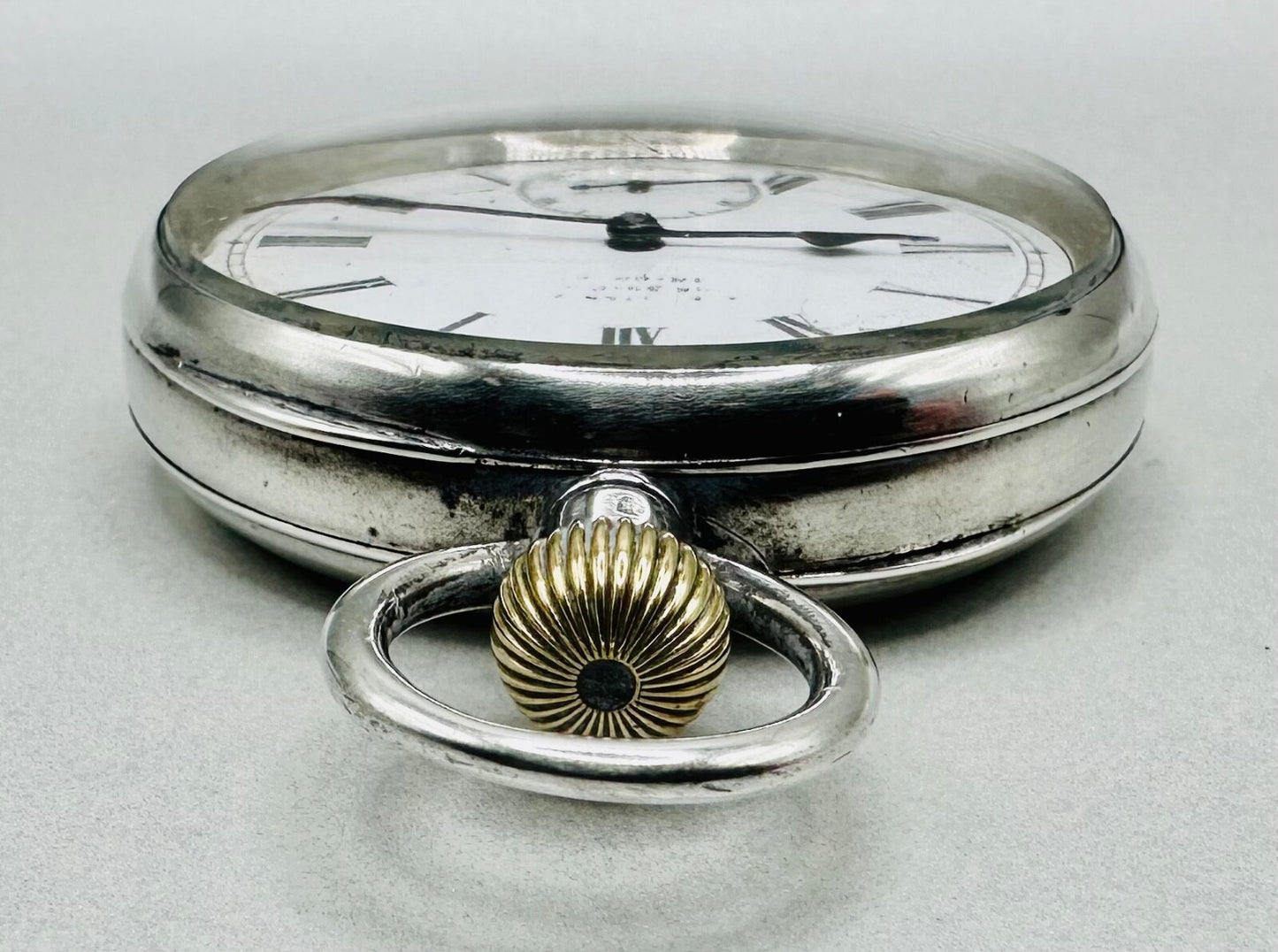 Antique Omega 935 Silver Pocket Watch (1894-1899) – Good Working Condition
