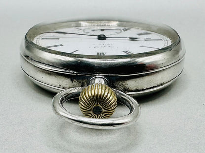 Antique Omega 935 Silver Pocket Watch (1894-1899) – Good Working Condition