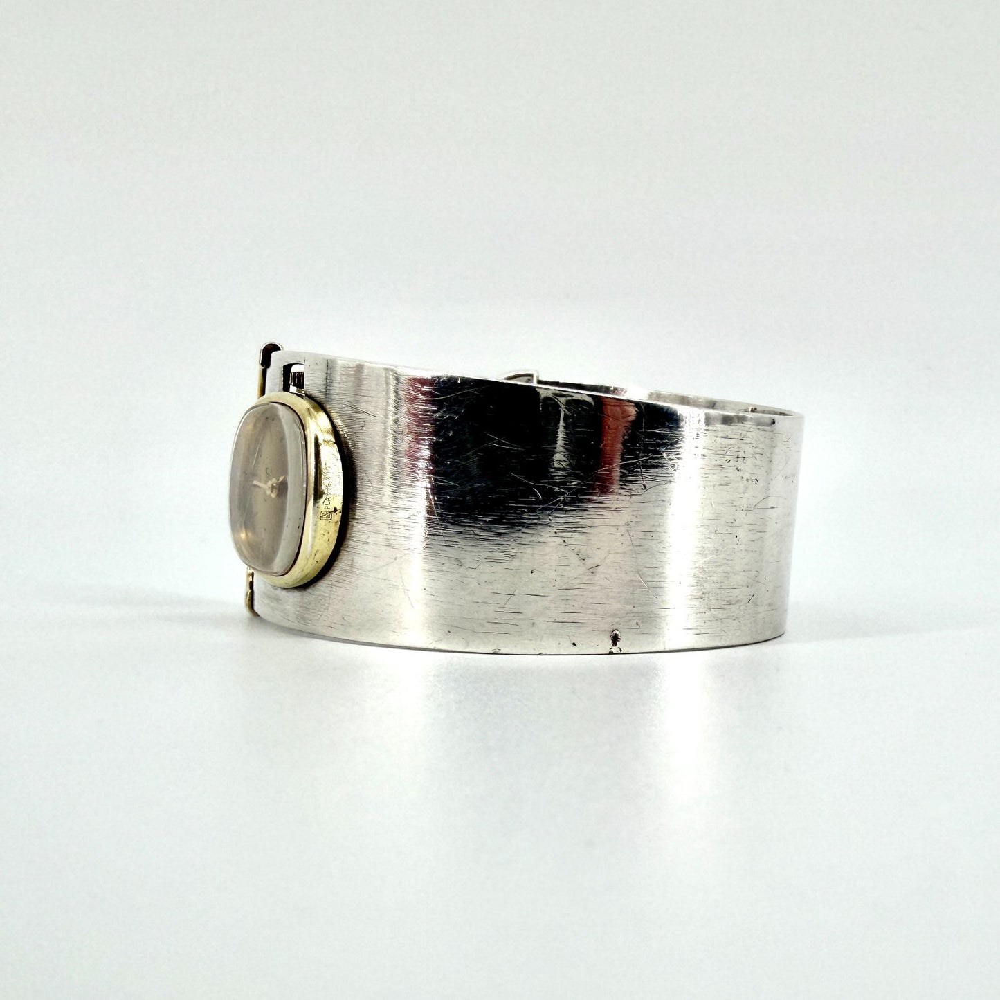 Vintage Le Paix 925 Sterling Silver Bangle Watch – Swiss Quartz – c.1970s