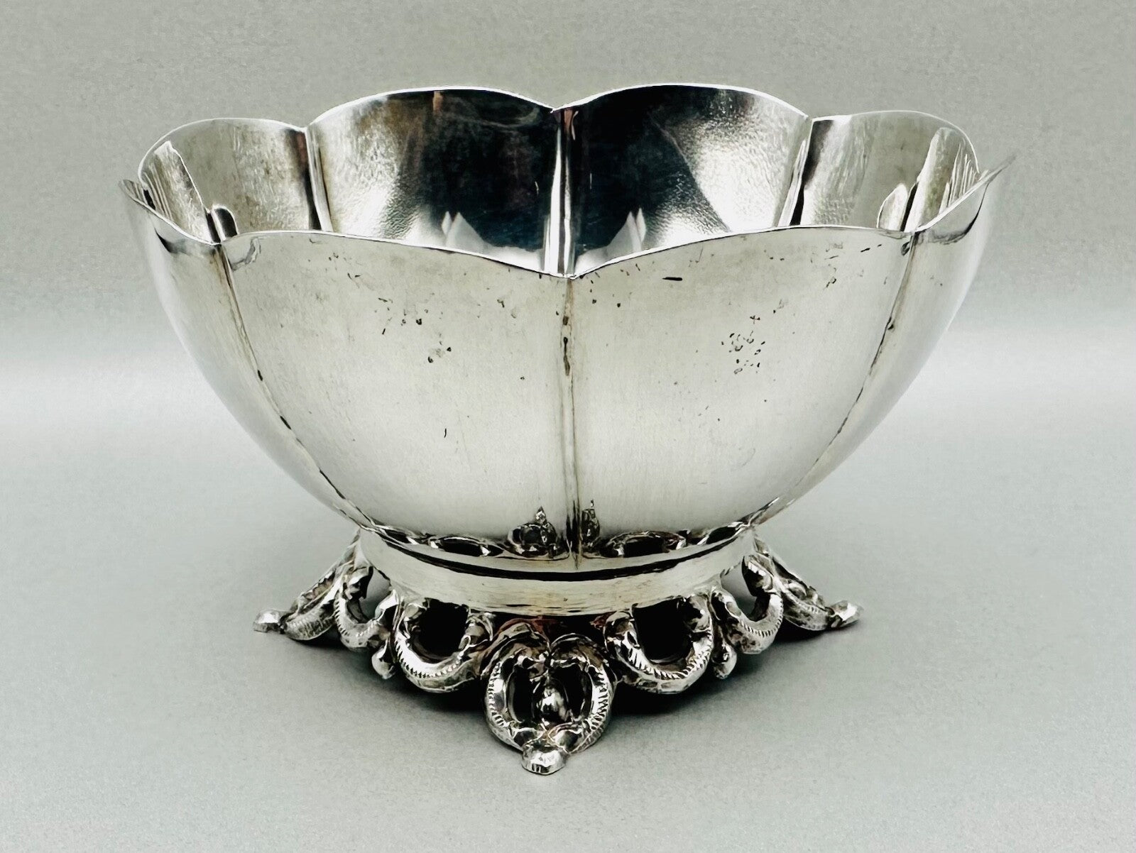 Antique Silver Bowl - 72.8g Stamped Silver