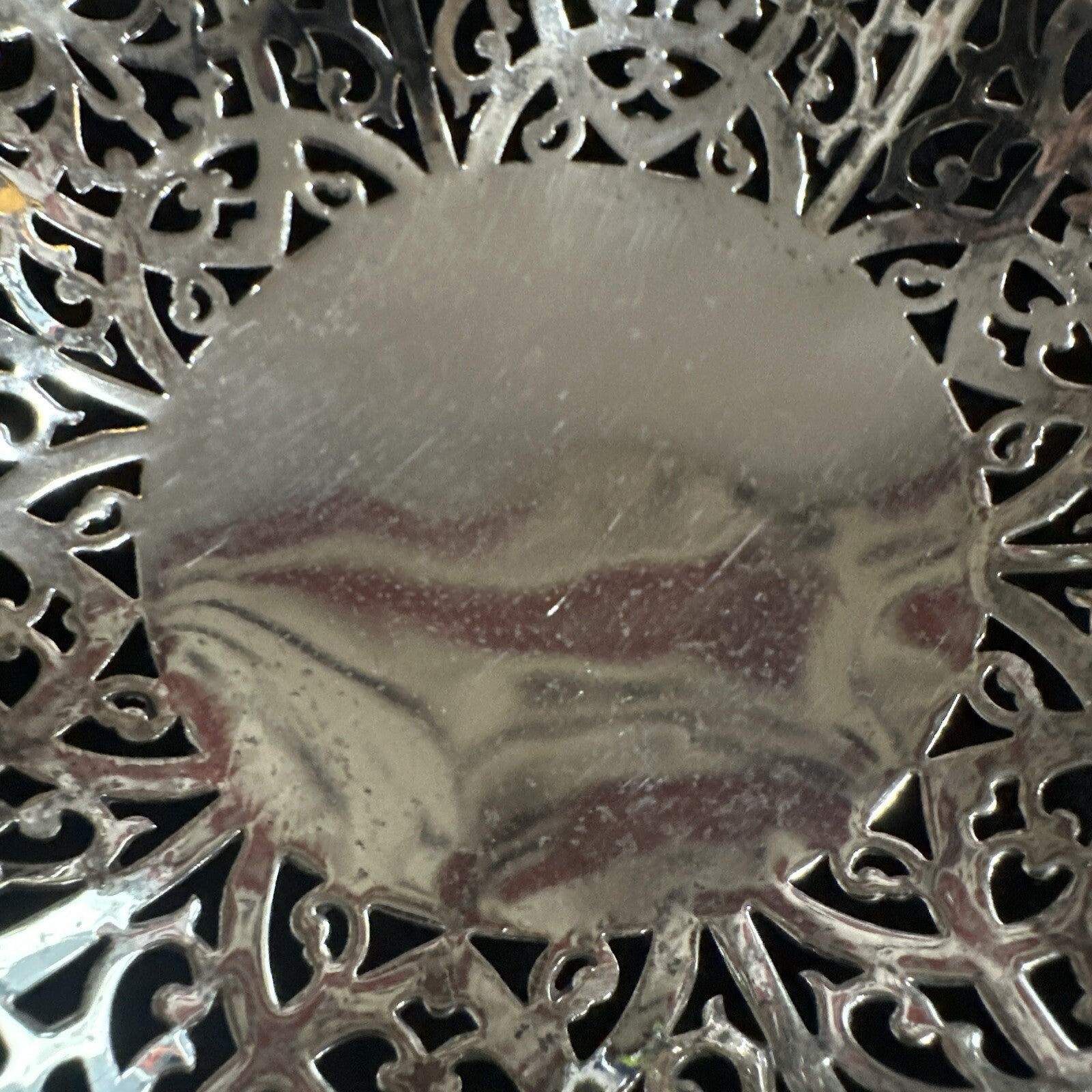 Antique Silver Plate Bon Bon Dish - Lancelott Plate