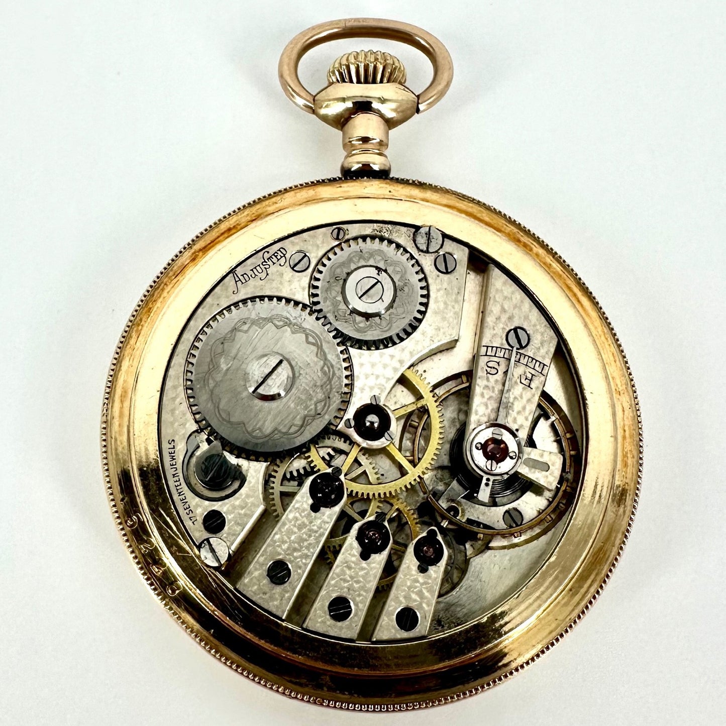 Antique Parel Watch Co. Gold Filled Pocket Watch – 17 Jewels, Adjusted, Working