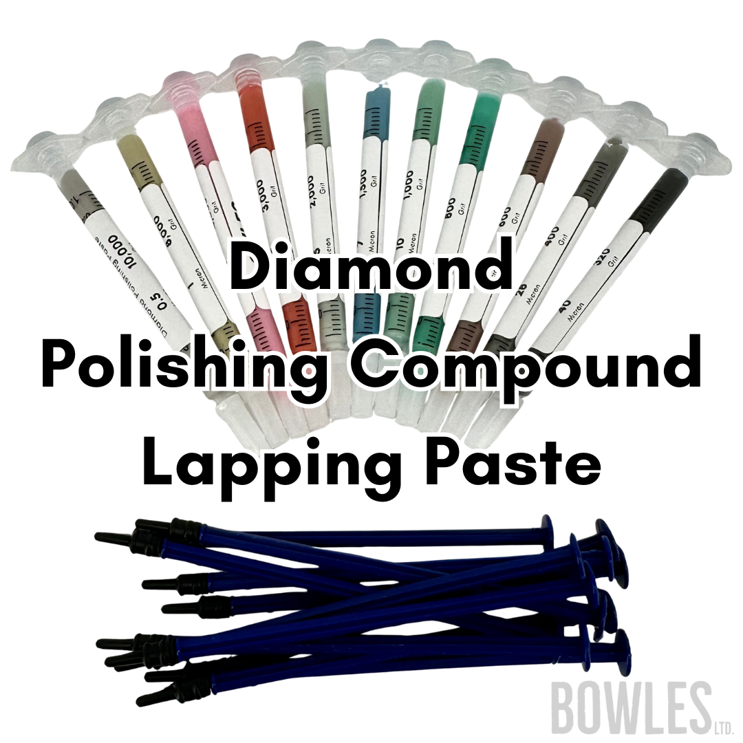 Diamond Polishing Compound Lapping Paste Set 11x1ml 0.5–40µm (320–10000 Grit)