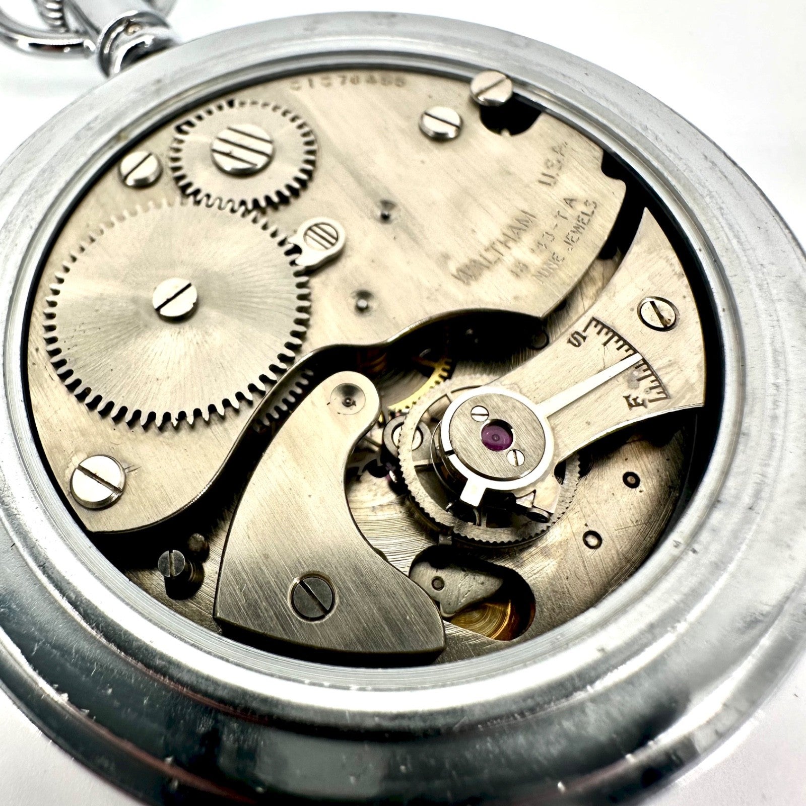 Waltham Admiralty Pattern No.6 Military Stopwatch, WW2 c.1943 - Working