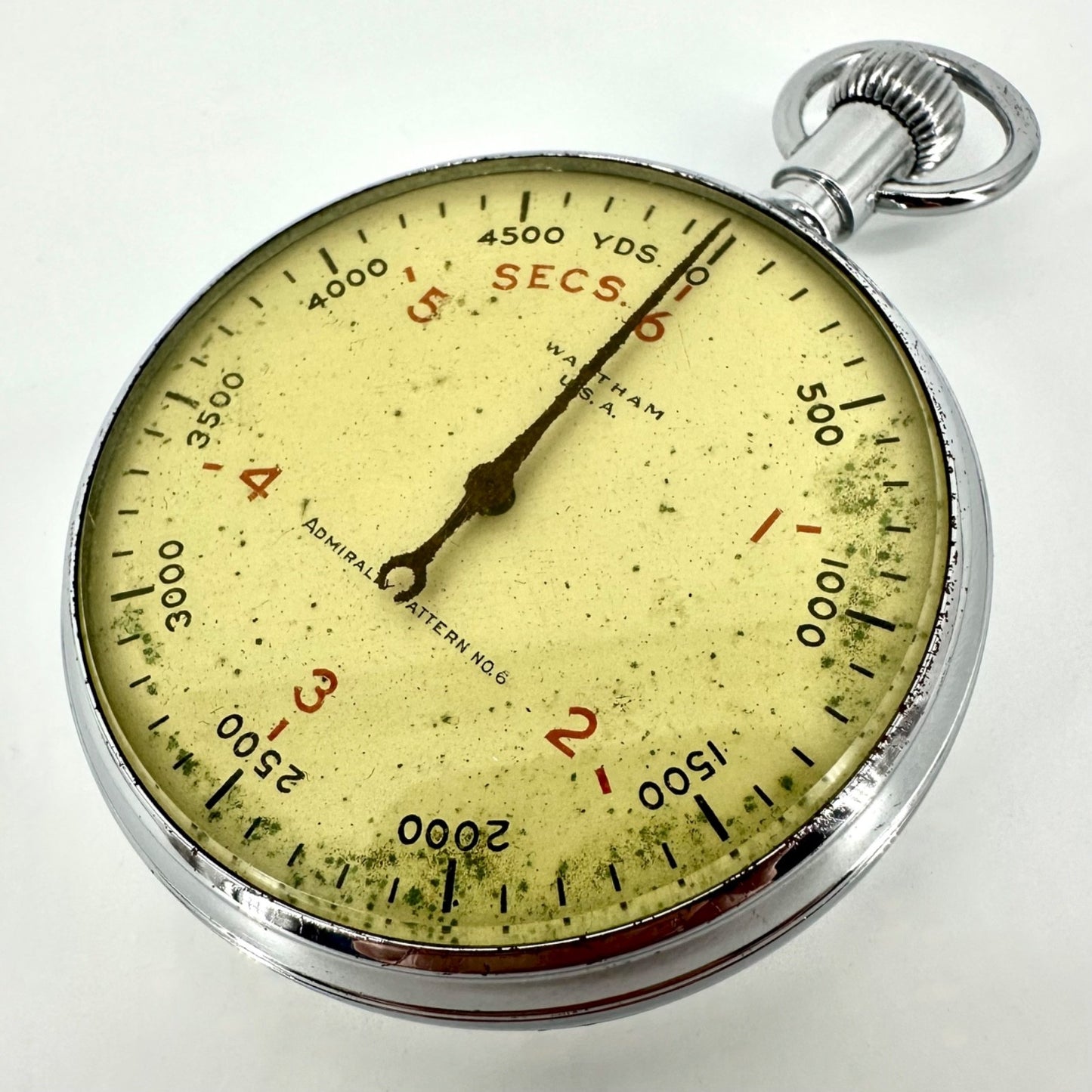 Waltham Admiralty Pattern No.6 Military Stopwatch, WW2 c.1943 - Working