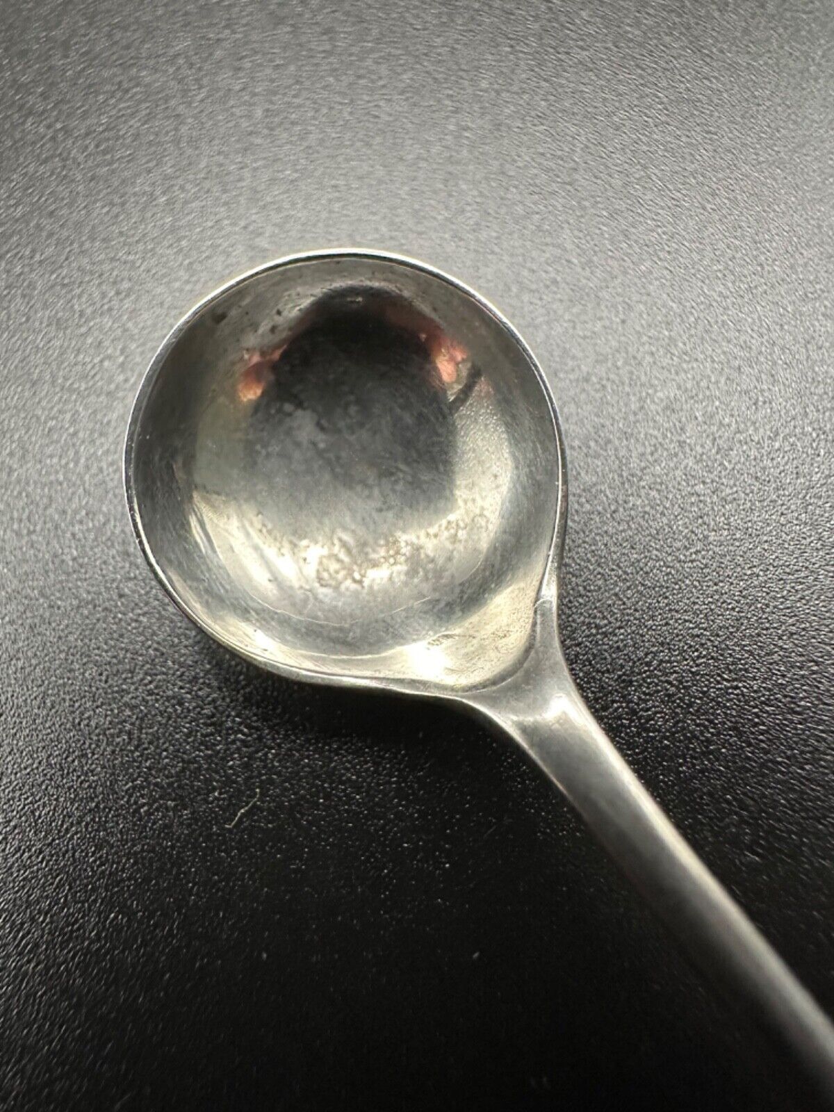 Antique Silver Salt Spoon - Birmingham 1904 William Aitken