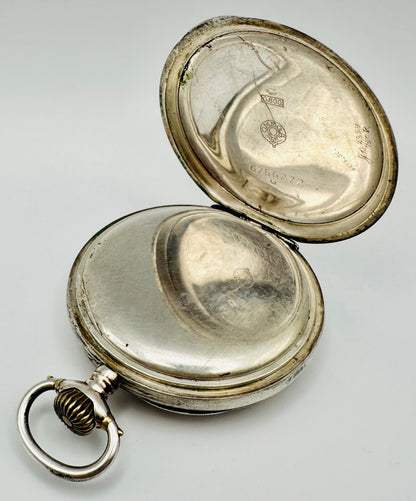 Antique Omega Silver Cased Pocket Watch – 1916–1923