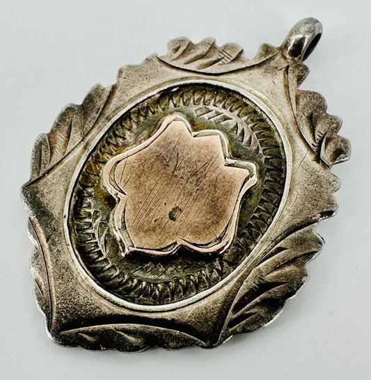 Antique 1923 Sterling Silver Fob Medal – William Adams Ltd