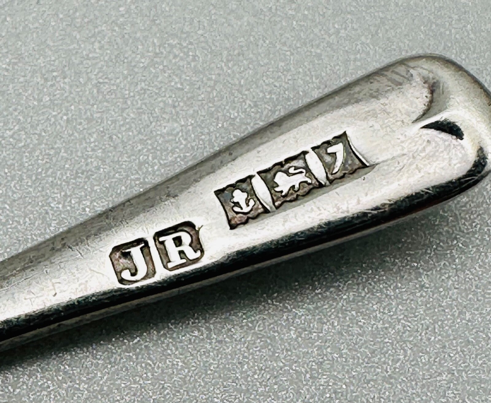 Vintage Silver Salt Spoon – Hallmarked Birmingham 1958 – John Rose