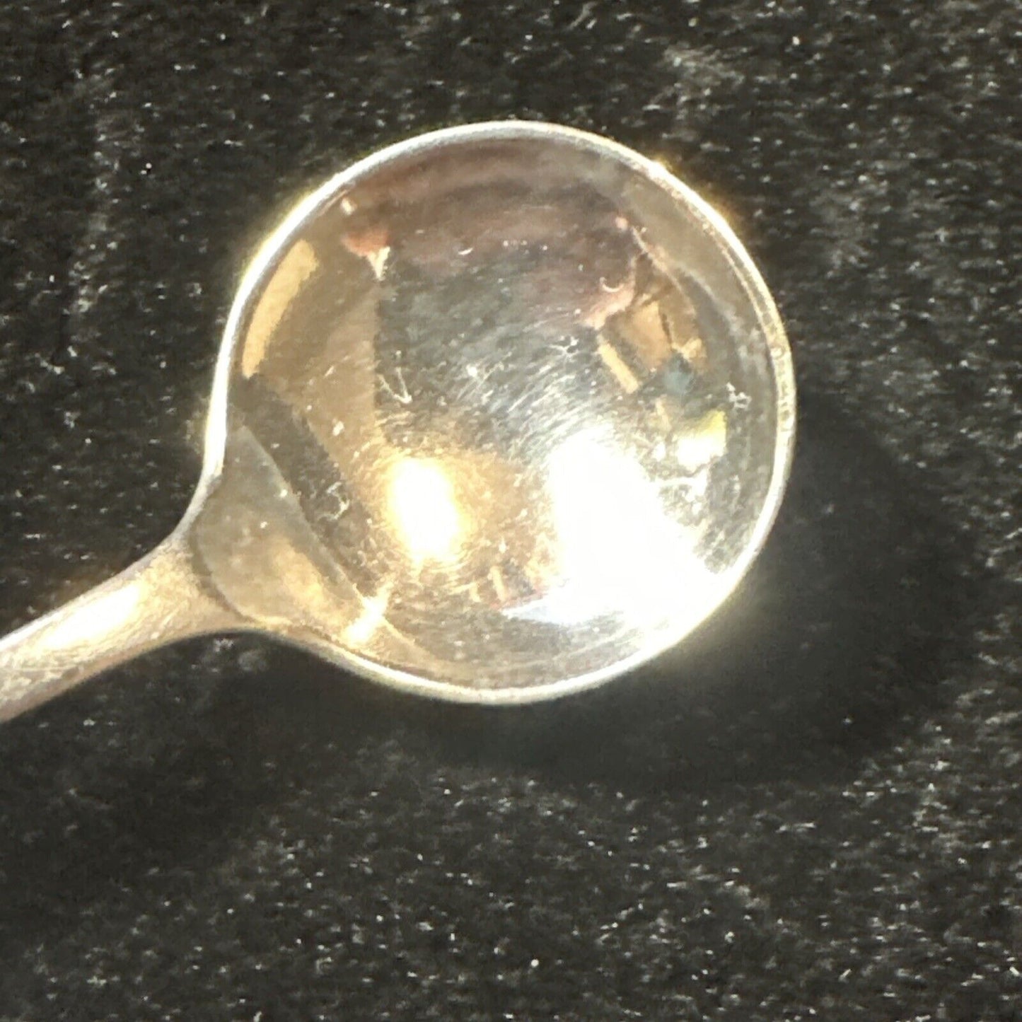 Antique Silver Plated Salt Spoon - EPNS