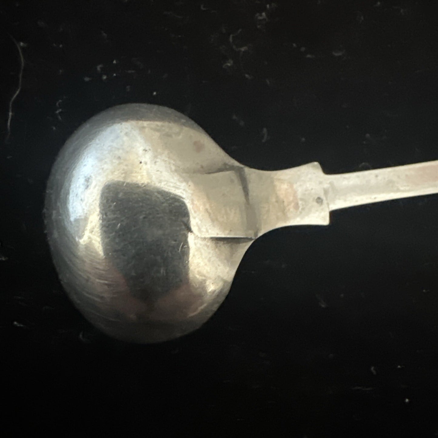 Antique Silver Plate Salt Spoon