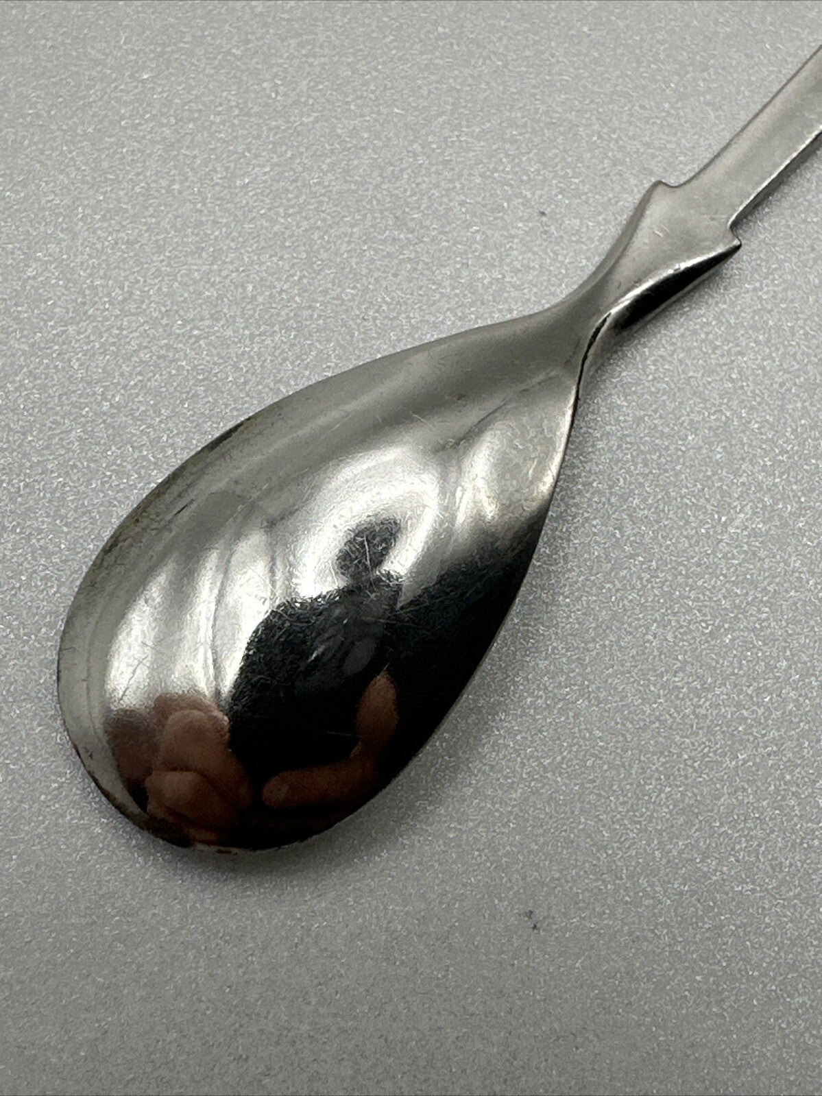 Antique Silver Plated Mustard Spoon