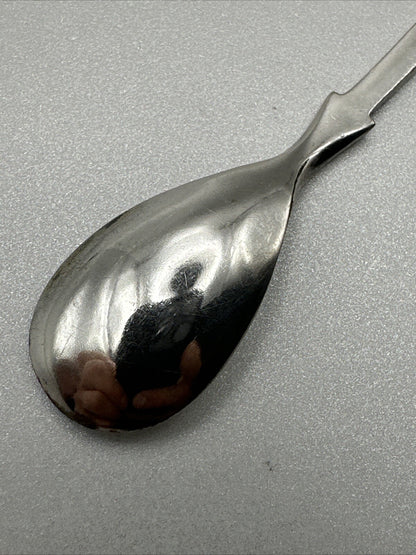 Antique Silver Plated Mustard Spoon