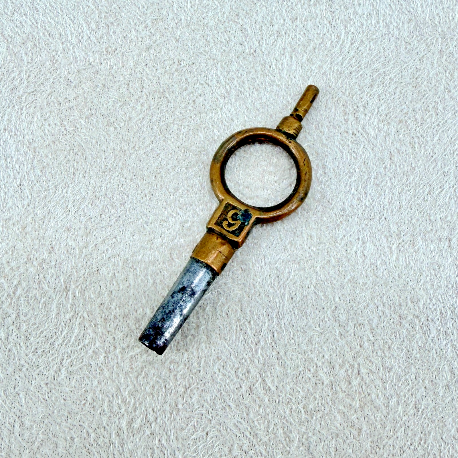 Antique Pocket Watch Winding Key – 2mm Square – c.19th Century