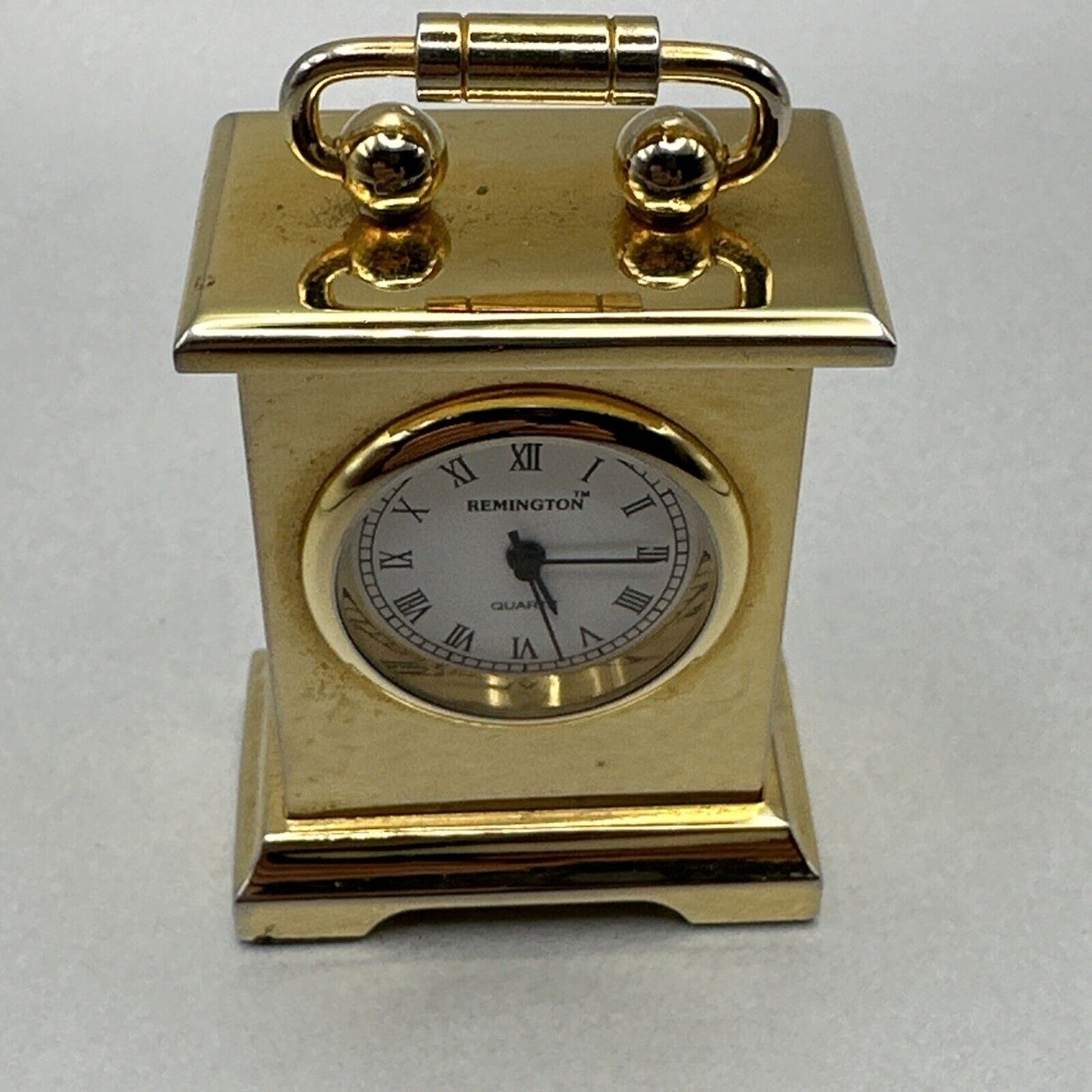 Remington Miniature Brass Carriage Clock