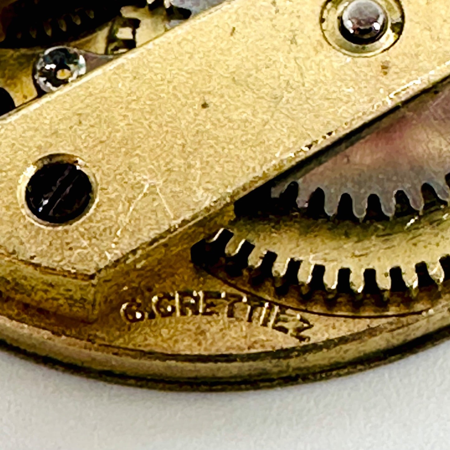 Antique Claude Crettiez Watch Movement – 24.8mm, Stem Wound - Spares/Repair