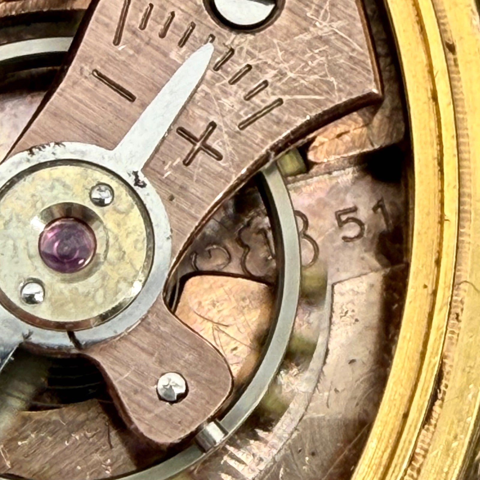 Vintage NIGA Swiss Chronograph Watch – Landeron 51 – Gold Plated – c.1940s–50s