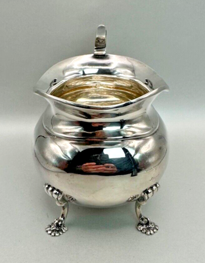 Antique E.P.N.S Silver-Plated Cream Jug with Ornate Feet