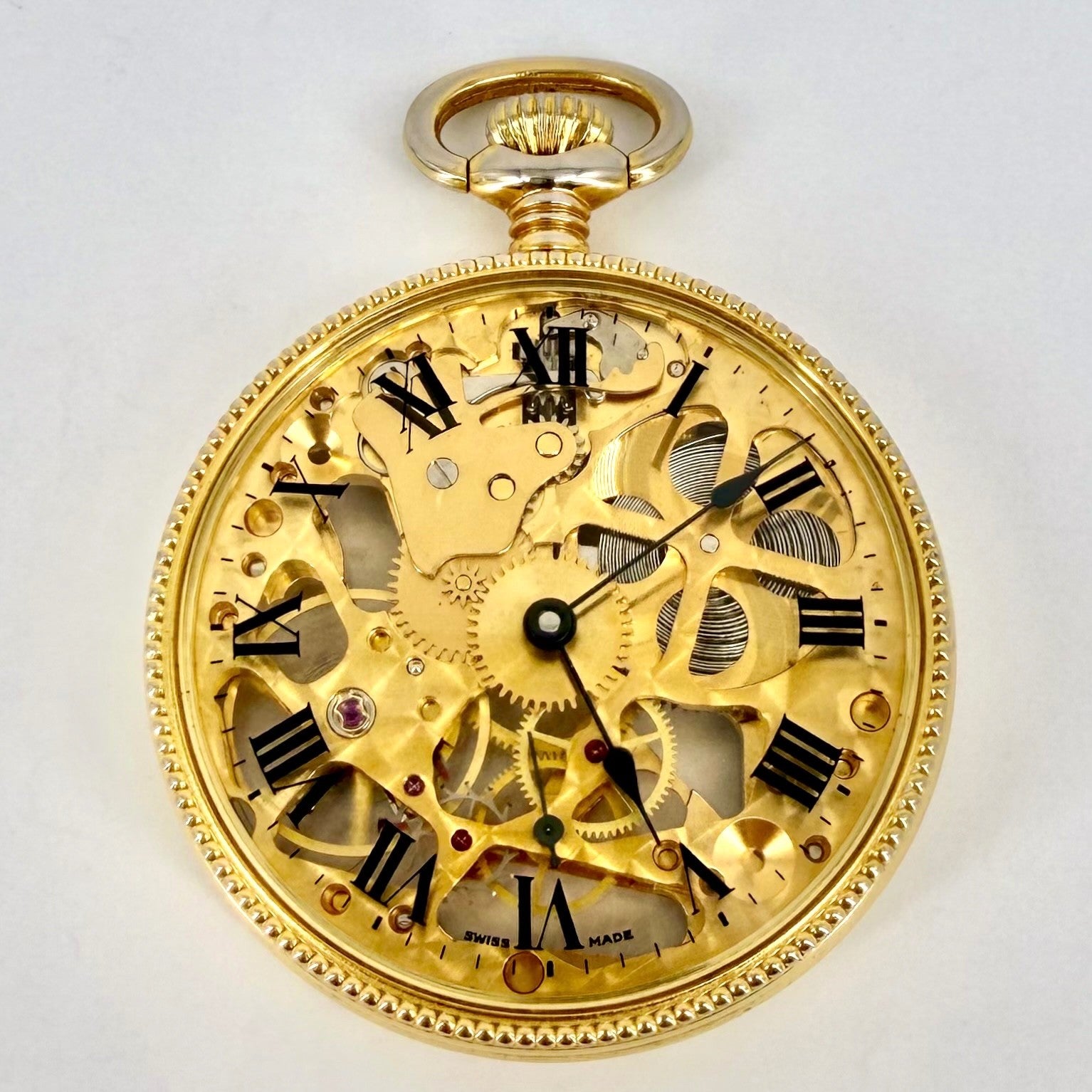 Le Cheminant ETA 6497 Skeleton Pocket Watch – Swiss Made – 17 Jewels – Working
