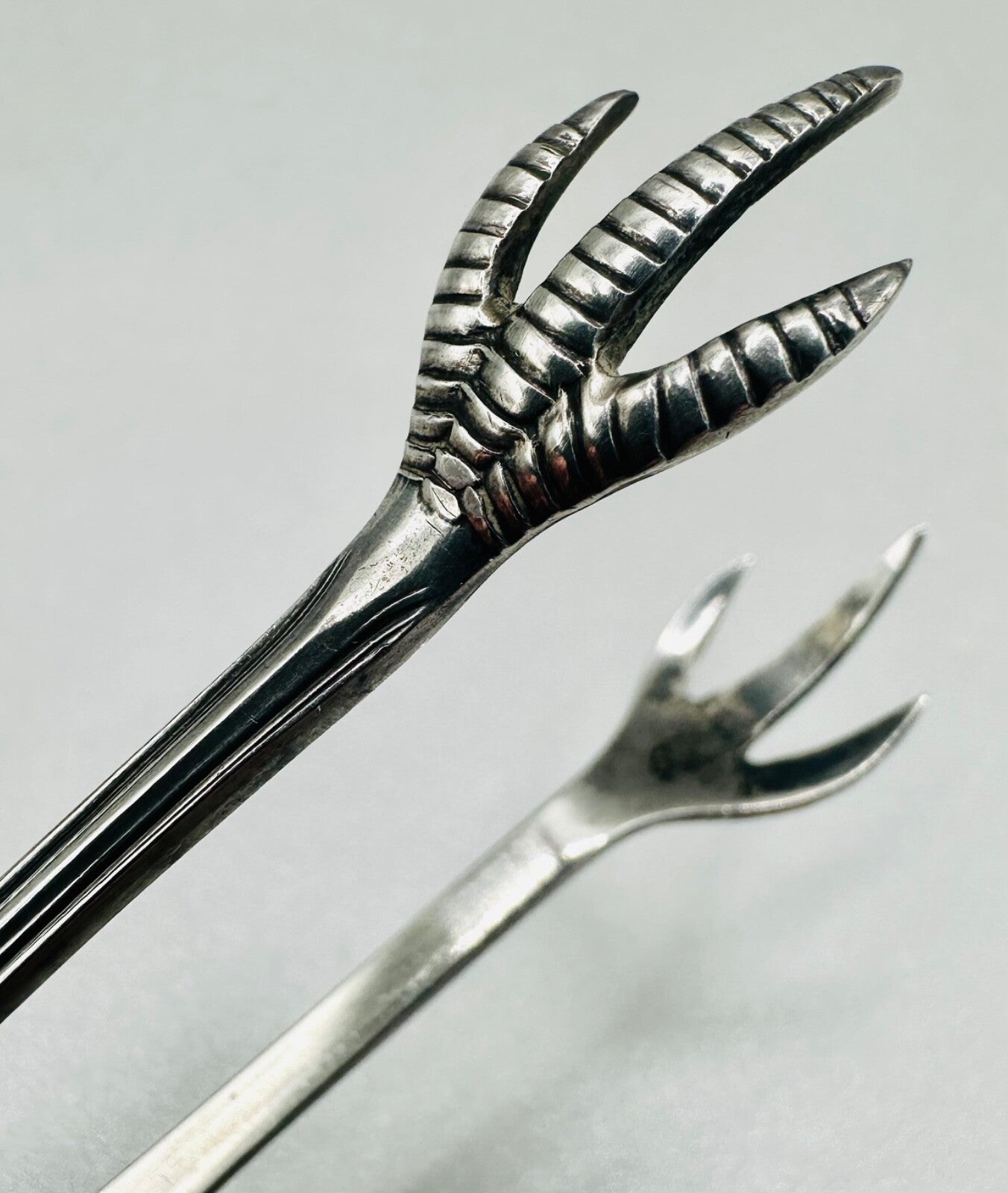 Antique 1926 Sterling Silver Sugar Tongs - Cooper Brothers & Sons Ltd, Sheffield