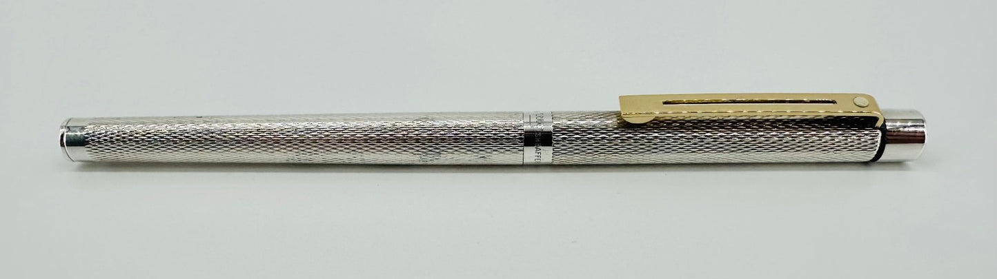 Vintage Sheaffer Targa Sterling Silver Fountain Pen, 14k Gold Nib, Australia