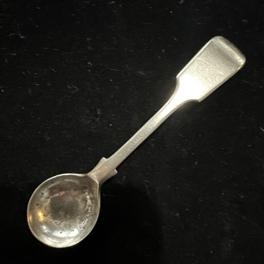 Antique Silver Plate Salt Spoon