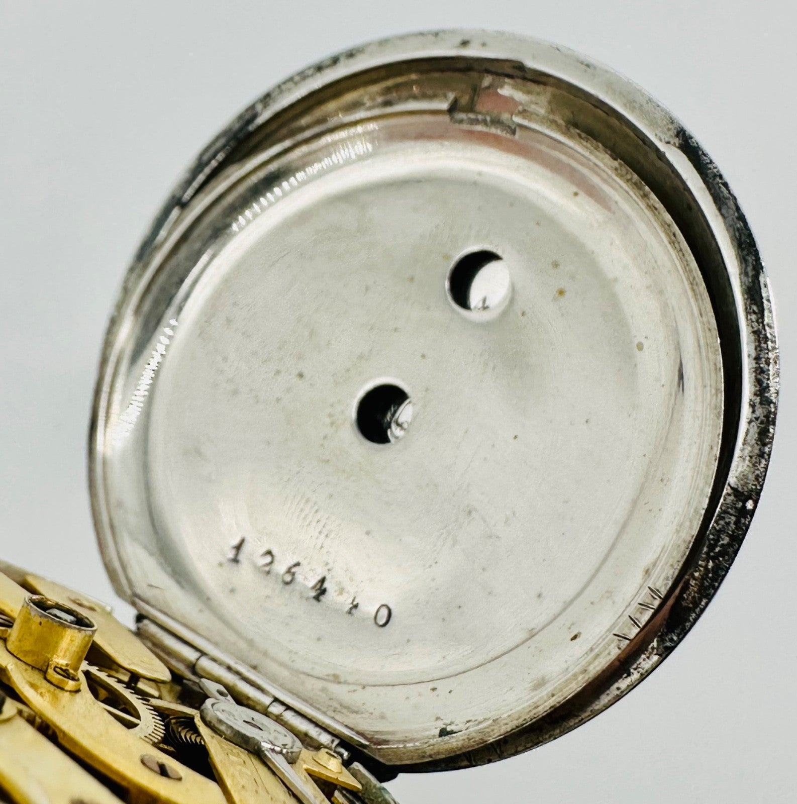 Antique Baume Genève Silver Pocket Watch, Matching Serials, Marked CB, c.1860-80