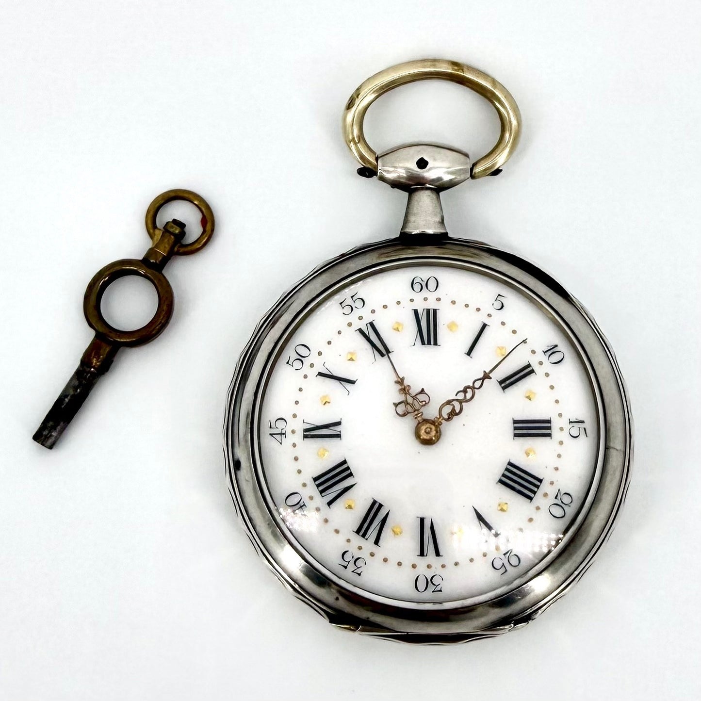 Antique French Silver Pocket Watch – Société Anonyme d’Horlogerie de Besançon